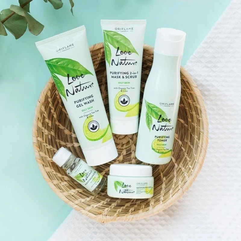 ست لوسیون و ژل شستشوی و تونر صورت تی-تری لیمو لاونیچر اوریفلیم