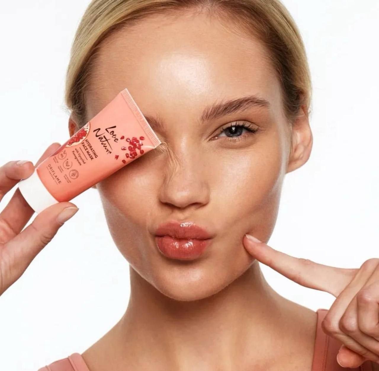 ماسک آبرسان پوست صورت حاوی انار لاونیچر اوریفلیم