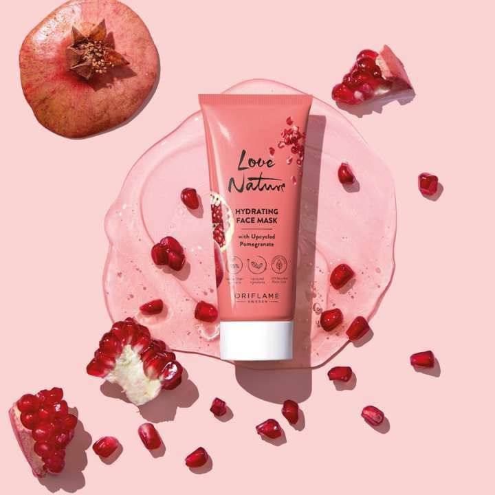 ماسک آبرسان پوست صورت حاوی انار لاونیچر اوریفلیم