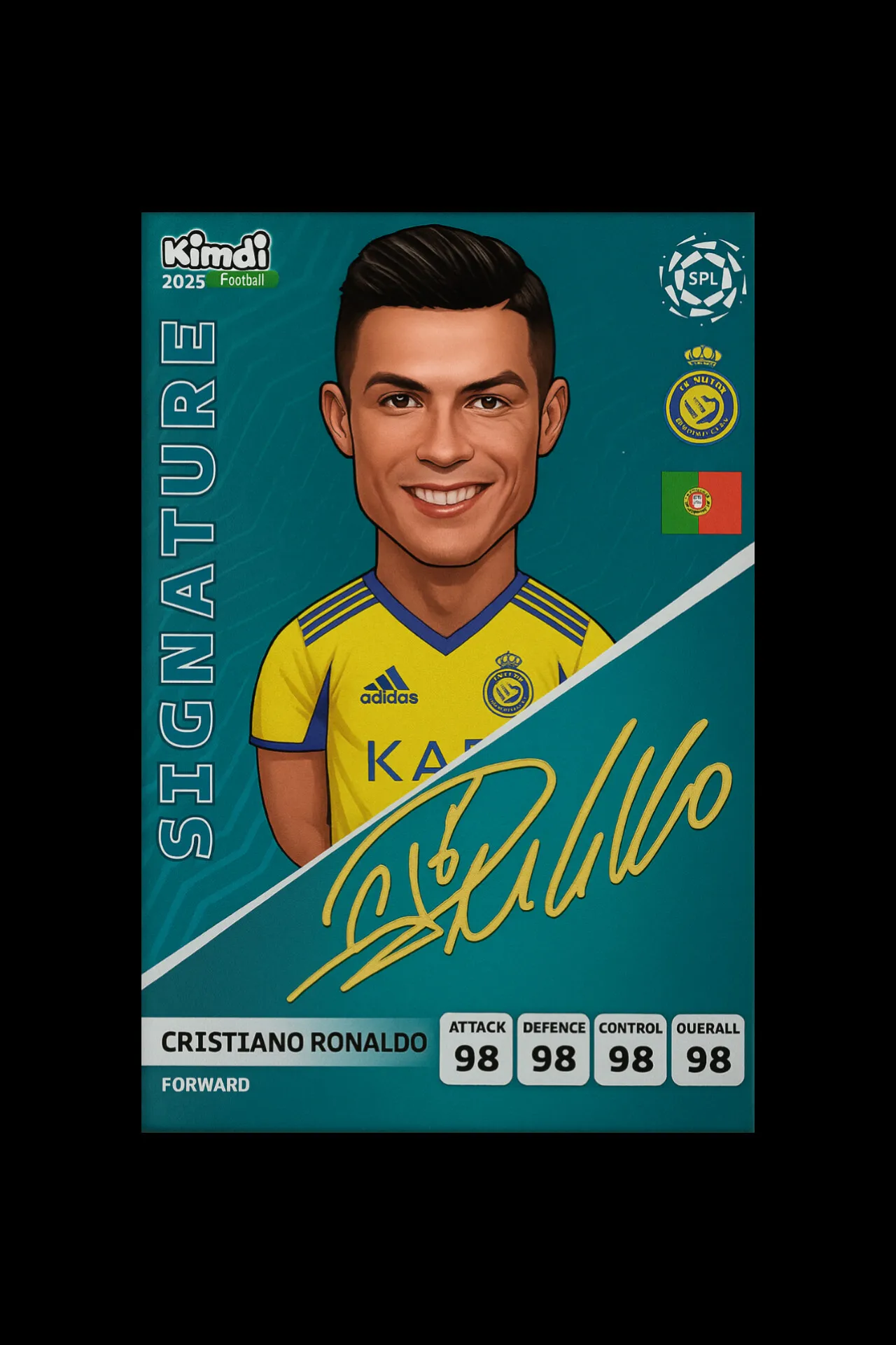 کارت سیگنیچر رونالدو